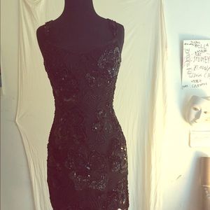 Black Beaded dress